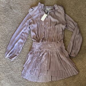 Current Air Shimmering Lavender Dress